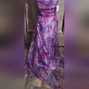 NWT RENE RUIZ MULTI COLOR EVENING GOWN SIZE 12